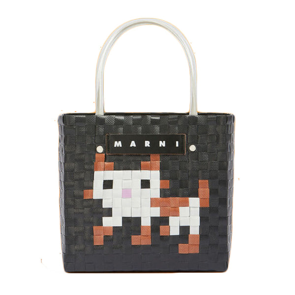 【夏の定番商品】人気アイテム再入荷！MARNI(マルニ) MARKET アニマルバスケットバッグトートバッグ 人気 カゴバッグ