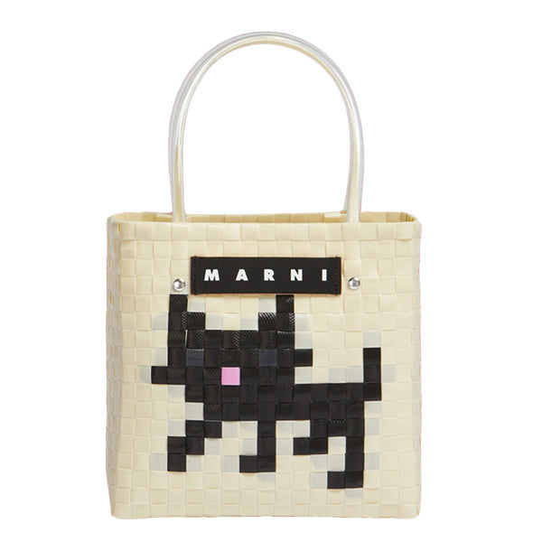 【夏の定番商品】人気アイテム再入荷！MARNI(マルニ) MARKET アニマルバスケットバッグトートバッグ 人気 カゴバッグ