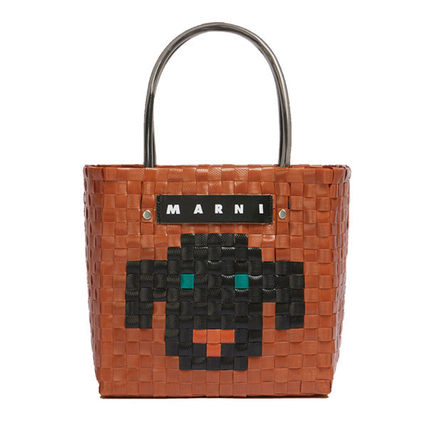 【夏の定番商品】人気アイテム再入荷！MARNI(マルニ) MARKET アニマルバスケットバッグトートバッグ 人気 カゴバッグ