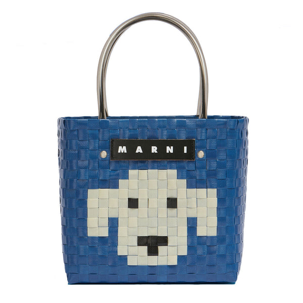 【夏の定番商品】人気アイテム再入荷！MARNI(マルニ) MARKET アニマルバスケットバッグトートバッグ 人気 カゴバッグ
